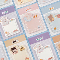 30 แผ่น/ชุด Kawaii การ์ตูนสัตว์ Alpaca แมวสุนัข MeMO Pad Sticky Notes To Do List Planner สติกเกอร์ธงหน้า office Decor-Yrrey