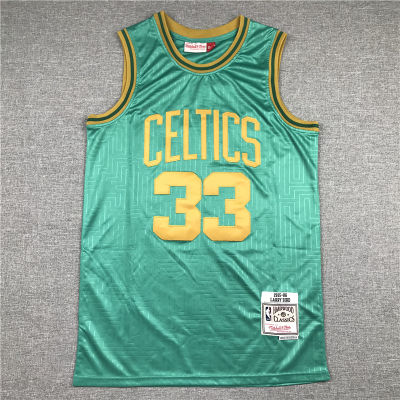 Top-quality Mens Basketball Jersey 2020 Mens Boston Celtics 33 Larry Bird Mitchell Ness Green Swingman Jersey