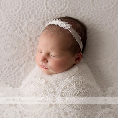 ✔❄♤ jiozpdn055186 Bebê oco rendas cobertor travesseiro conjunto de bebês swaddling envoltório cabeça almofada recém-nascidos fotografia adereços