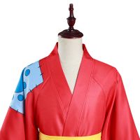 In Stock Wano Country Monkey D. Luffy Cosplay Costume Kimono Outfits Halloween Carnival Suit