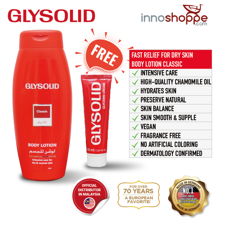 GLYSOLID Body Lotion Sensitive 250ml Scented Lazada