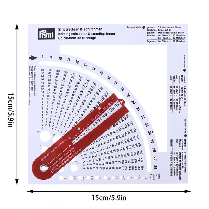 new-knitting-gauge-converter-knitting-calculator-counting-frame-ruler-sewing-diy-accessories