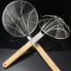 2021big mesh Strainers Stainless Steel Colander Soup Skimmer chef Kitchen french fries fryer oil frying scoop noodles dumpling sieve