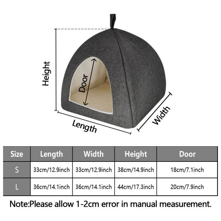 dropshipping-foldable-2-in-1-cat-bed-indoor-kitten-tent-house-warm-for-small-pet-pad-dog-nest-cave-sleeping-cozy-plush-mat