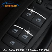 Xburstcar Auto for BMW X1 F48 1 3 Series F30 F20 7Pcs/Set Car Windows Control Panel Buttons Knob Sequins Trim Accessories