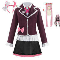 Costume Utsugi Kotoko Cosplay JK Uniform Wigs Headwear Danganronpa Cosplay Halloween Woman Party Clothes School Outfits