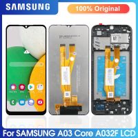 ตัวเปลี่ยนมา6.5นิ้วของแท้เหมาะสำหรับ Samsung Galaxy A03แกนหน้าจอ LCD สำหรับเหมาะสำหรับ Samsunga032f SM-A032F/DS พร้อมเครื่องอ่านพิกัดเทปกาวหน้าจอสัมผัส