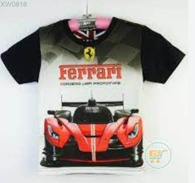 Scuderia (สต็อกเพียงพอ) Ferrari2023 F1 Signature 3D T-Shirt 52คุณภาพสูง size:S-5XL