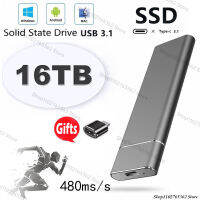 แบบพกพา SSD 64TB ภายนอก Solid State Hard Drive ความเร็วสูง30TB 16TB 8TB 4T USB3.0 Type C อินเทอร์เฟซ Original Mobile Hard Disk