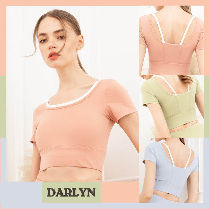 darlyn-demi-top-เสื้อออกกำลังกายแขนสั้น-เสื้อโยคะ