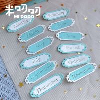 Month Mini Tag Metal Cutting Dies 2021 For Scrapbooking DIY Paper/photo Cards Midodo New Design Dies