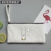 Canvas Storage Bag Small Bag For Mobile Phone Mini Cute Womens Bag Small Cloth Bag Zipper Coin Purse 【OCT】