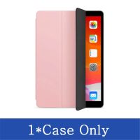 Casing Tablet เหมาะสำหรับ Apple Ipad Air 1 2 3 4 5 9.7 10.5 10.9 Air5 Air4 Air3พับสามทบหนังแม่เหล็ก PU เคสซัมซุง + กระจกเทมเปอร์