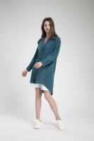 QueenCows : ชุดให้นม Andree Long Sleeve Dress (Green)