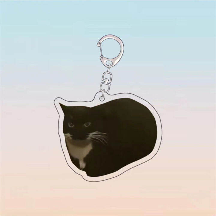 weblebrity-cat-keychain-banana-cat-keychain-cute-banana-cat-charm-weblebrity-cat-schoolbag-charm-cat-expression-keychain