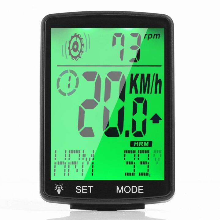 Wireless Bike Computer 2 In 1 Waterproof Stopwatch Bicycle Speedometer
