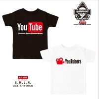 เสื้อยืดคุณภาพดี เสื้อยืดผ้าฝ้ายพิมพ์ลายเสื้อยืด พิมพ์ลายโลโก้ Youtube Kids Karimake สําหรับเด็ก