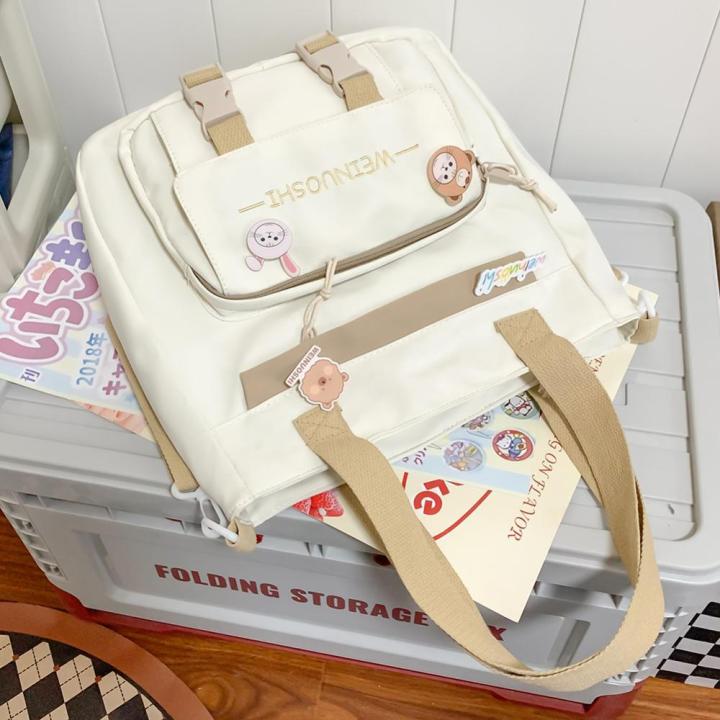 กระเป๋าไนล่อนอเนกประสงค์ทนทานคอมโพสิตกระเป๋าสะพายไหล่พร้อมซิปปรับได้หลากหลายของขวัญสำหรับเด็ก