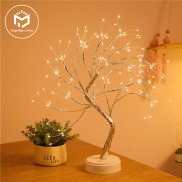 Đèn Ngủ LED Đèn Vòng Hoa Dây Đồng Cây Thông Noel Mini Cho Trẻ Em Trang Trí