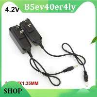 B5ev40er4ly SHOP B5ev40er4ly SHOP US Plug AC to DC 4.2V 0.5A 500ma Travel Charger Power Adapter 3.5x1.35mm For 18650 Battery headlamp Flashlight Torch Charging