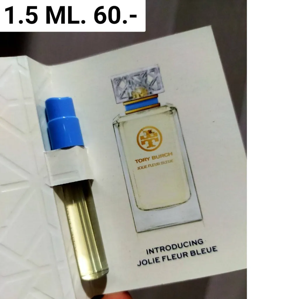 ของแท้ ฝาสีฟ้า  ml. TORY BURCH Jolie Fleur Bleue (EAU DE PARFUM)  หลอดสเปรย์ น้ำหอม Jolie Fleur Bleue 