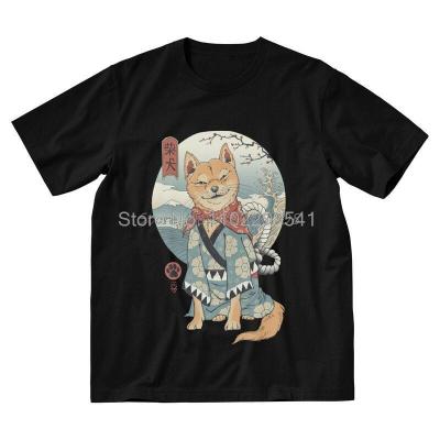 Retro Classic Shiba Inu Dog Tshirt Men Unique Tee Tops Cotton T Shirt Japanese Pet Animal T-Shirt Harajuku Streetwear