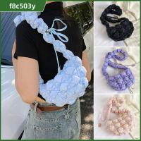 F8C503Y เสื้อมีจีบ กระเป๋าสะพายไหล่ผ้าควิลท์ คลาวด์ ฟองฟองฟอง ถุงช้อปปิ้งถุง ลำลองแบบสบายๆ สีทึบทึบ กระเป๋าแมสเซนเจอร์ ผู้หญิงผู้หญิงผู้หญิง