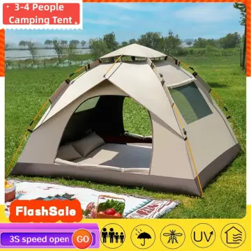 Camping Tent Automatic 3 Man Person Instant Tent Pop up Ultralight Dome Tent  4 Seasons Waterproof & Windproof Camping Tent with Removable Outer  Tarpaulin, Doubl - China Pop-up Tent and Camping Tent