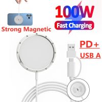 100W Magnetic Wireless Charger Pad Stand for iPhone 14 13 12 Pro Max Mini 11 Xr Xs X 8 Airpods Pro Fast Charging Dock Station