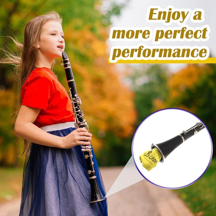 slade-4piece-clarinet-swab-clarinet-cleaning-cloth-pull-through-swab-clarinet-cleaning-cloth-swab-yellow-cloth