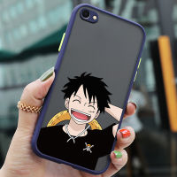 เคสvivoy67 Y66 การ์ตูน Luffy Ultra-thin skin รู้สึก Frosted เลนส์ใสกล้องฟิล์มป้องกัน ฝาหลังแบบแข็ง ขอบซิลิโคนอ่อนนุ่ม เต็มปก