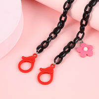 Glasses Chain Face Lanyard Necklace Strap Holder Flower Acrylic Lanyards