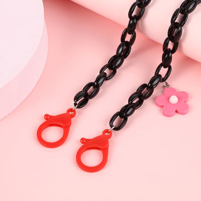 Face Glasses Anti-Lost Chain Necklace Strap Holder Sunglasses Acrylic Flower