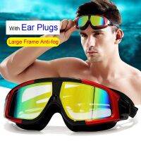 Adult Professional Swimming Goggles Large Frame Plated Anti Fog Swim Glasses Uv Protection Beach Women Men Eyewear