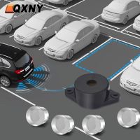 QXNY Car Parktronic Buzzer Sound Alarm Reverse Backup Radar With 4 Parking Sensors Kit  Detector System Rear No Display Monitor Alarm Systems  Accesso