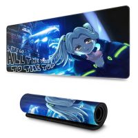 แผ่นรองเม้าส์ DIY Anime แผ่นรองเม้าส์ Cyberpunk Edgerunners แผ่นรองโต๊ะคอมพิวเตอร์ Mousepad Kawaii อุปกรณ์เสริมสำหรับเล่นเกมพีซี แผ่นรองเม้าส์ Xxl