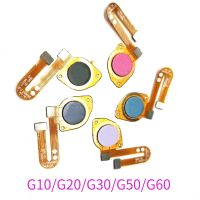 For Motorola Moto G10 G20 G30 G50 G60 Fingerprint Sensor Touch ID Home Button Key Flex Cable