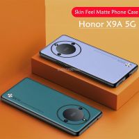 X9a หนังมือถือเคสสำหรับ Honor หรูหรา2023 X 9A X9a 5G ผิวธรรมดาป้องกันเคสโทรศัพท์สแกนลายนิ้วมือกันกระแทกเคสมือถือแบบนิ่มฝาหลังเปลือกกรอบ