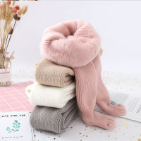 Winter Newborn Baby Tights For Girls Thicken Warm Velvet Pantyhose Knitted Baby Girl Clothes Stockings Casual Tights