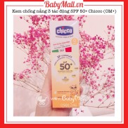 Kem chống nắng 3 tác động SPF 50+ Chicco 0M+ 114905 Babymall.vn