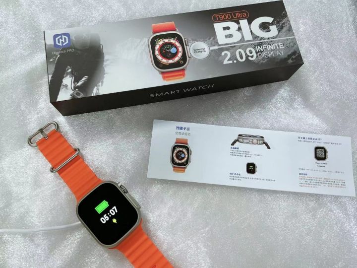 นาฬิกาsmart-watch-สมาร์ทวอทช์-รุ่น-t900-ultra-นาฬิกาอัจฉริยะ-big2-09-คุยโทรศัพท์ได้-แถมสายชาร์จและคู่มือใช้งาน-พร้อมส่งเลยน่า