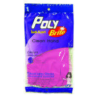 POLY-BRITE ถุงมือยางอเนกประสงค์ ขนาด M