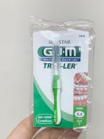 ใหม่ พกพาง่ายขึ้น แปรงซอกฟัน สีเขียว Gum Trav-Ler 1 ชิ้น แพคใส่ซองสะอาด