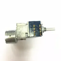 RK27 10K Duplex Stereo Motorized Volume Potentiometer LOG Remote Rotary Attenuator RK27 10KA*2