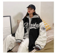 Oversized Jackets Print Baseball Female Gothic Grunge Women Unisex Race Hip Hop Streetwear Y2K Top Harajuku Female Autumn