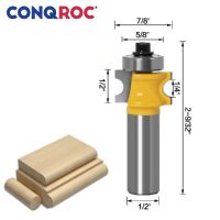 【Be worth】 MULTI DEAL 1/2 "12.7Mm Straight Shank Bull Nose Router Bit พร้อมแบริ่งเครื่องตัดงานไม้