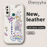 เคส Chenyyka สำหรับ Huawei Y9 Prime 2019 P Smart Z Honor เคส9X ลายการ์ตูนสัตว์สีรุ้งเคสโทรศัพท์บางลายดีไซน์ใหม่นุ่มหนังเคสป้องกันกล้องฝาปิดด้านหลังเลนส์เต็มรูปแบบเคสกันกระแทก