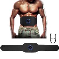 Abs Trainer EMS Abdominal Muscle Stimulator Electric Toning Belt Slimming Band Waist Belly Weight Loss Home Gym Fitness Equiment Exterior Mirrors