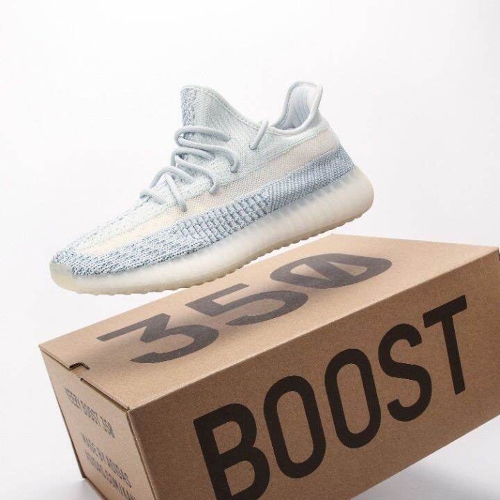 Ready Stock Kanye West Ad Yeezzz 350 V2 3M Luminous Binlin Men'S Boost  Running Shoes Fw5317 Light Blue | Lazada.Vn