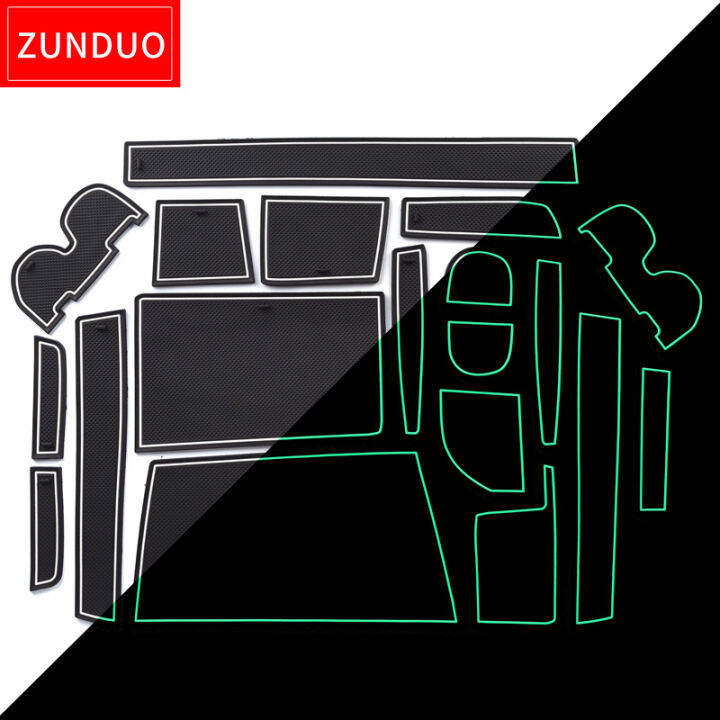 zunduo-non-slip-gate-slot-cup-pad-for-toyota-voxynoah-70-zrr7-gw-2007-2013-car-accessories-anti-slip-mat-rubber-door-mats